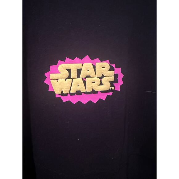 NWT Disney Parks Star Wars Vintage Action Figures Black Spirit Jersey M - Picture 2 of 9